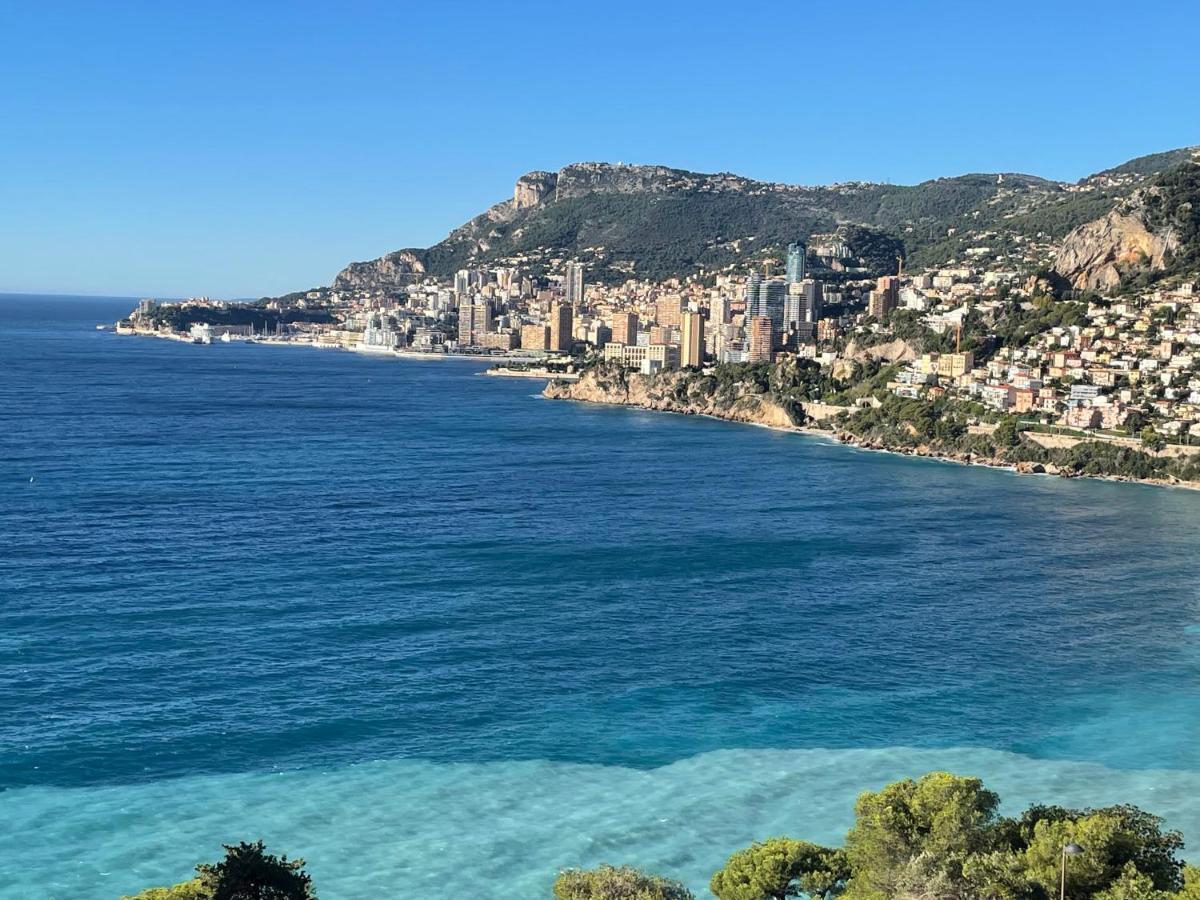 Aux Portes De Monaco Superbe T3 Vue Mer Roquebrune-Cap-Martin Buitenkant foto